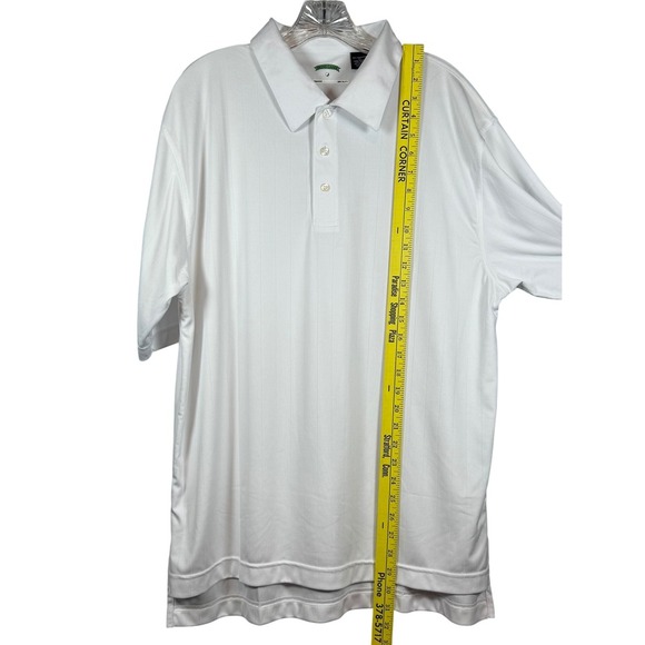 SKINS GAME Performance Dry Ply Golf Polo, Bright White, Size Medium - Picture 5 of 7